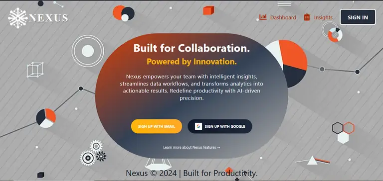 Screenshot of NEXUS